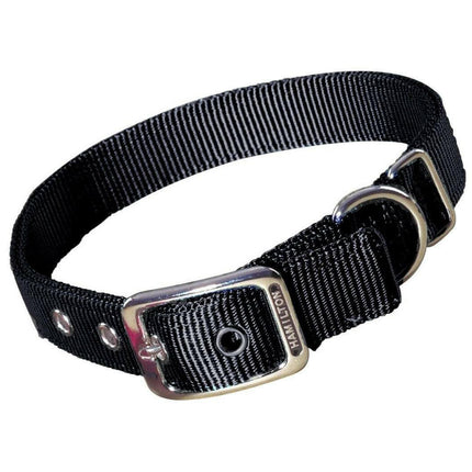 Hamilton Double Thick Dog Collar - strong, nylon dog collar - Length: 61cm.