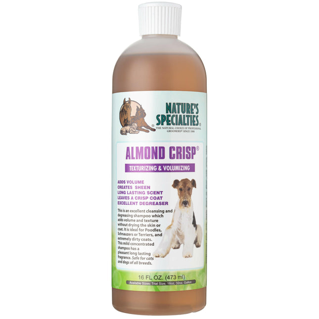 Nature's Specialties Almond Crisp Shampoo - texture and volume enhancing shampoo for dogs and cats, concentrate 1:32.