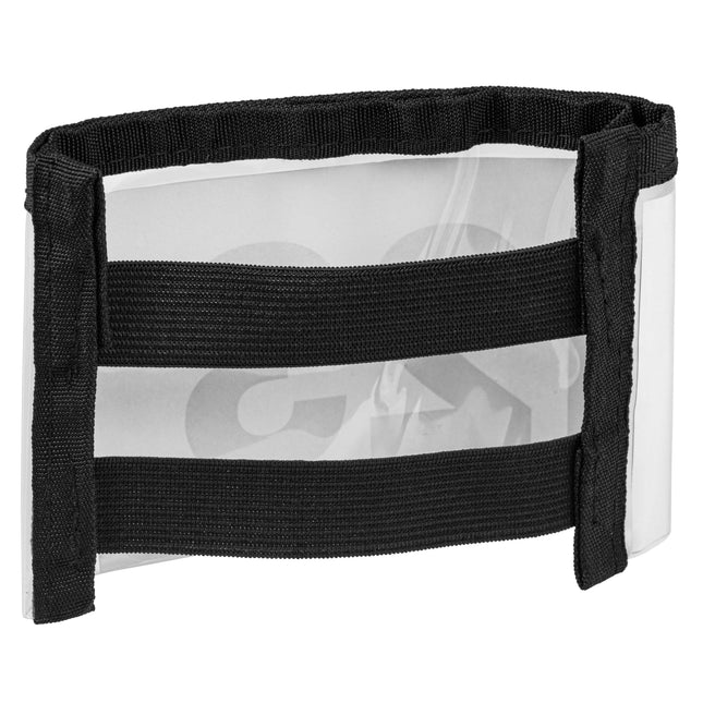 Show Tech exhibitor armband for start number.