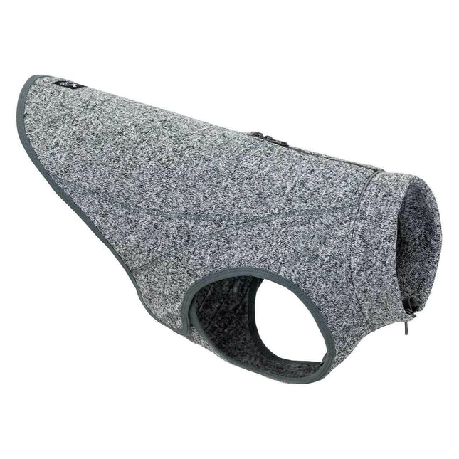 Kurgo K9 Core Sweater Heather Black - polar fleece sweater for dogs, gray.