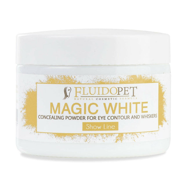 FluidoPet Magic Powder - professional powder for masking discolorations on whiskers and under the eyes, for show dogs and cats..