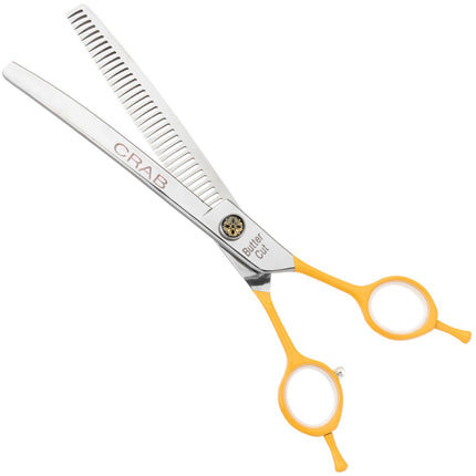 Geib Crab Curved Chunker Level 1 7.5 - 7.5 inch single-sided curved thinning shears, 35 teeth