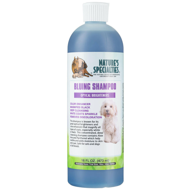 Nature's Specialties Bluing Shampoo - color-enhancing shampoo for dogs and cats, concentrate 1:16.