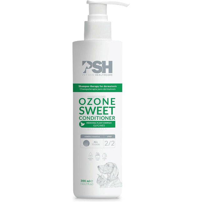 PSH Pet Pack Duo Ozone - skincare set for dogs and cats with dermatological issues, shampoo and conditioner.